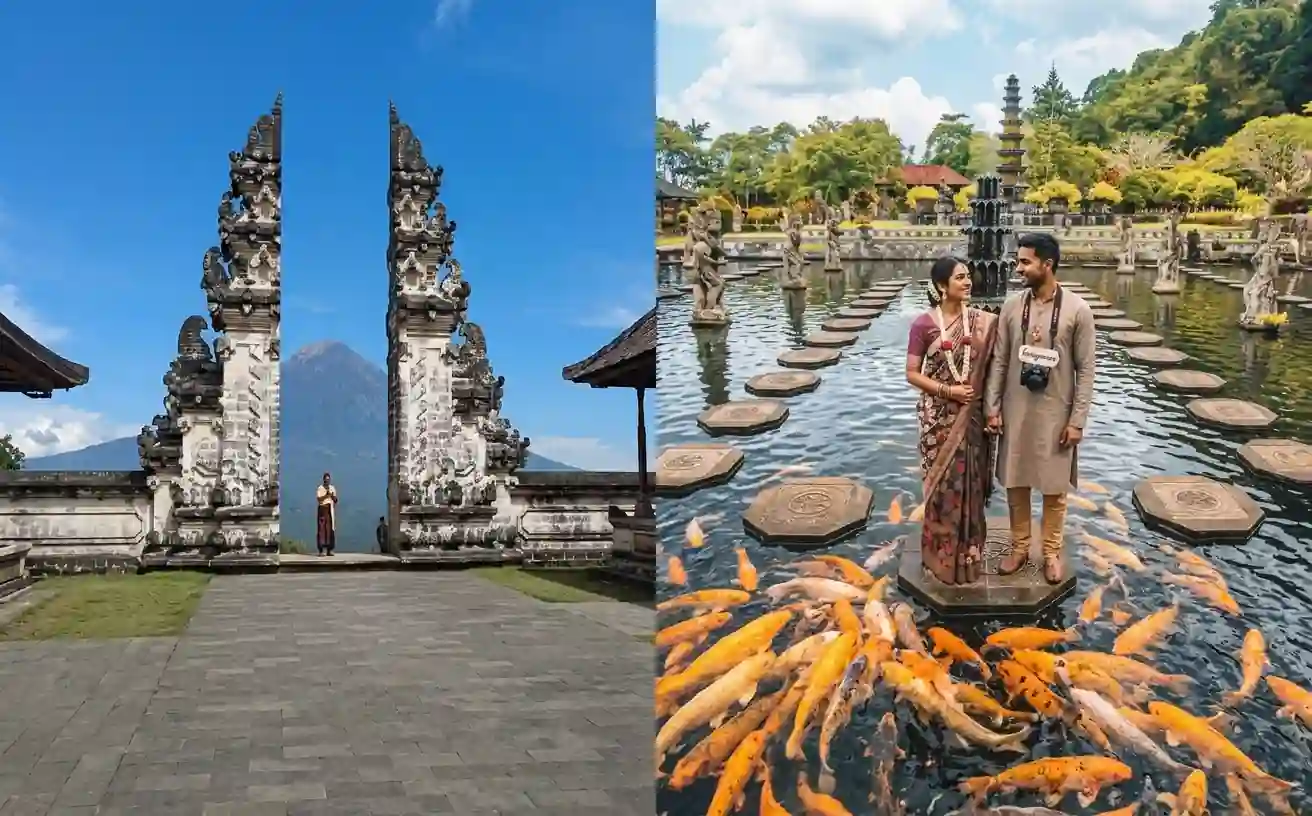 Lempuyang Sky Gate Temple and Tirta Gangga Water Palace Tour in Bali with Private Driver for Indian Tourists